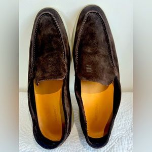 Beautiful chocolate Suede Men’s 12. Suitsupply loafers.